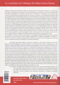 Le cartulaire de l'abbaye du Palais Notre-Dame (XIIe et XIIIe siècles). Edition critique