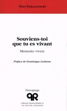 Yves Vaillancourt - Souviens-toi que tu es vivant - Memento vivere.