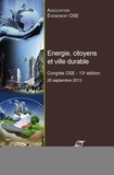  Association Evénement OSE - Energie, citoyens et ville durable - Congrès OSE, 13e édition.