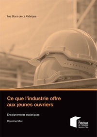 Caroline Mini - Ce que l'industrie offre aux jeunes ouvriers - Enseignements statistiques.