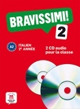 Marilisa Birello - Italien 2e année Bravissimi! 2 A2. 2 CD audio