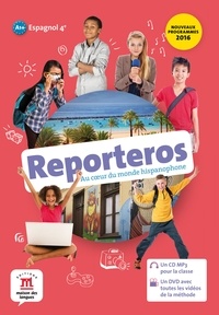  Maison des langues - Espagnol 4e A1/A2 Reporteros. 1 DVD + 1 CD audio