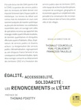 Thibault Courcelle et François Taulelle - Egalité, accessibilité, solidarité : les renoncements de l'Etat - Services publics et territoires ruraux.