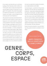 Marie-Françoise Berthu-Courtivron et Isabelle Danic - Genre, Corps, Espace - Séminaire Genre de l'Université Rennes 2.