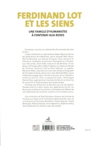 Ferdinand Lot et les siens. Une famille d’humanistes à Fontenay-aux-Roses