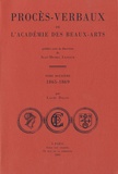 Jean-Michel Leniaud et Laure Dalon - Procès-verbaux de l'Académie des Beaux-Arts - Tome douzième, 1865-1869.