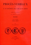 François Naud - Procès-verbaux de l'Académie des Beaux-Arts - Tome 10, 1855-1859.