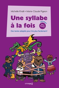Michelle Khalil et Marie-Claude Pigeon - Une syllabe à la fois série mauve - Coffret en 10 volumes.