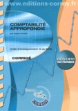 Agnès Lieutier - Comptabilité approfondie UE 10 du DCG - Corrigé.