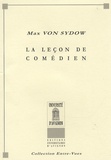 Max von Sydow - La leçon de comédien.