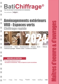  BatiChiffrage - Aménagements extérieurs, VRD - Espaces verts - Chiffrage rapide.