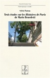 Sylvie Patron - Trois études sur les Histoires de Paris de Mario Benedetti.