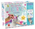 Charly Lane - Mon squishy licorne à colorier - Livre de coloriages avec 1 squishy licorne et 6 feutres.