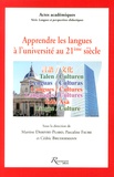 Martine Derivry-Plard et Pascaline Faure - Apprendre les langues à l'université au 21e siècle.