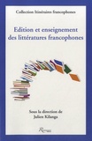 Julien Kilanga - Edition et enseignement des littératures francophones.