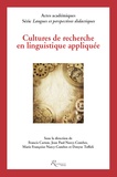 Francis Carton et Jean-Paul Narcy-Combes - Cultures de recherche en linguistique appliquée.