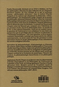 Paulin Hountondji. Leçons de philosophie africaine