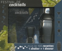  I2C - Festival de cocktails - Coffret avec livre, un shaker et un doseur.