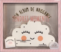 Carole Guermonprez - Tendres moments - Mon album de naissance - Avec une veilleuse en bois en forme de nuage et 8 LED.