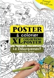 Carlos Da Cruz - Le débarquement - Poster à colorier XL.