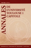  PUTC - Annales de l'université Toulouse 1 Capitole - Tome 60.