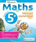  Génération 5 - Maths 5e Cycle 4 iParcours - Manuel numérique. 1 Clé Usb