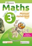  Collectif - Maths 3e Cycle 4 iParcours - Manuel numérique, DVD enseignant monoposte.