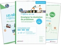 Enseigner la résolution de problèmes au CM M@ths en-vie. 3 volumes : Guide pédagogique + cahier élève CM1 et CM2