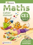 Katia Hache et Sébastien Hache - Cahier-manuel iParcours maths CE1 (édition 2024).