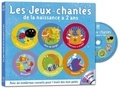 Anne-Marie Grosser et Aude Parmentier - Les jeux chantés de la naissance à 2 ans. 1 CD audio