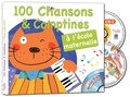 Gérard Dalton et Francine Pohl - 100 chansons & comptines à l'école maternelle. 2 CD audio