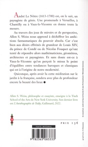 Miroirs de l'infini. La jardin à la française et la métaphysique au XVIIe siècle