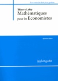 Thierry Lafay - Mathématiques pour les économistes L2.