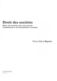 Marie-Hélène Raynier - Droit des sociétés - Droit commun des sociétés, droit des sociétés commerciales et des groupements d'affaires.