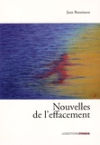 Jean Bensimon - Nouvelles de l'effacement.