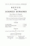  PU du Septentrion - Revue des Sciences Humaines N° 53, 1/1949 : .