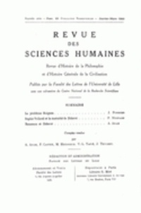  PU du Septentrion - Revue des Sciences Humaines N° 53, 1/1949 : .