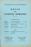  PU du Septentrion - Revue des Sciences Humaines N° 67, 7/1952 : .