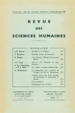  PU du Septentrion - Revue des Sciences Humaines N° 92, 10/1958 : .
