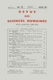  PU du Septentrion - Revue des Sciences Humaines N° 102, 4/1961 : .