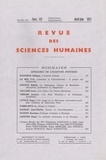  PU du Septentrion - Revue des Sciences Humaines N° 142, 4/1971 : .