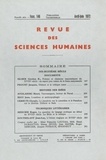  PU du Septentrion - Revue des Sciences Humaines N° 146, 4/1972 : .