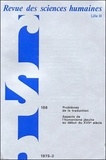  PU du Septentrion - Revue des Sciences Humaines N° 158, 4/1975 : Problèmes de la traduction - Aspects de l'humanisme jésuite au début du XVIIe siècle.