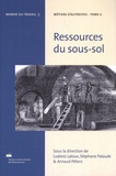 Ludovic Laloux et Stéphane Palaude - Métiers d'autrefois - Tome 2, Ressources du sous-sol.