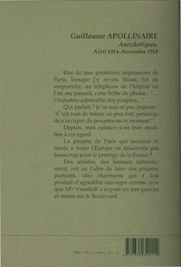 Anecdotiques. Volume 2, Avril 1914 - Novembre 1918