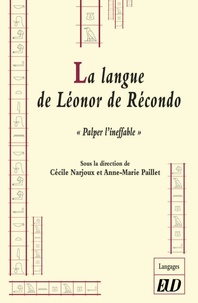 Cécile Narjoux et Anne-Marie Paillet - La langue de Léonor de Récondo - "Palper l'ineffable".
