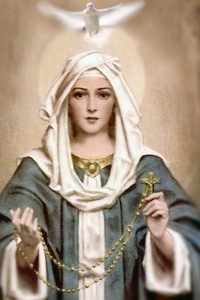  Rassemblement à son image - Pack de 20 images de Notre-Dame du Rosaire.