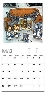 Jeffrey Brown - Calendrier Dark Vador et fils.