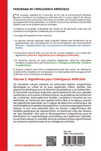 Panorama de l'intelligence artificielle. Volume 2, Algorithmes pour l'intelligence artificielle