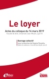 Virginie Pezzella - Le loyer - Actes du colloque du 14 mars 2019.